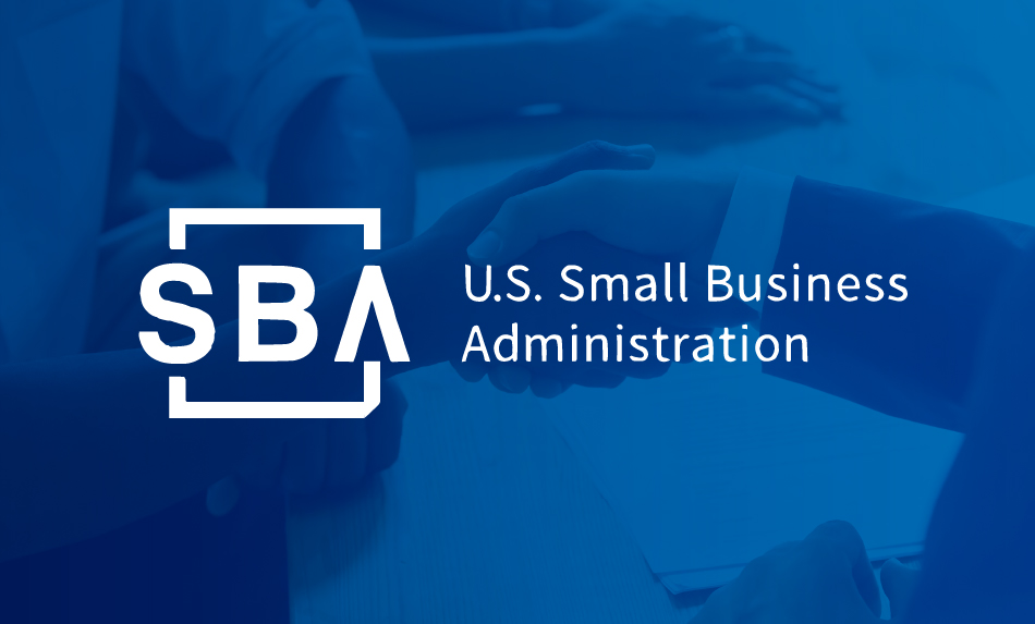 SBA logo with two people shaking hands in the background.